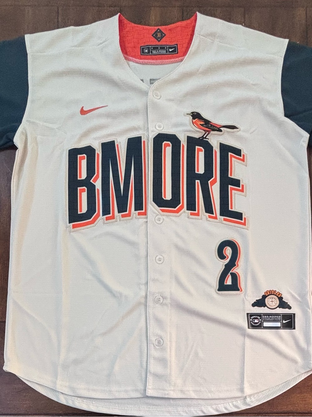 Baltimore Orioles Gunnar Henderson City Connect Jersey 2026 Adult Medium NWT
